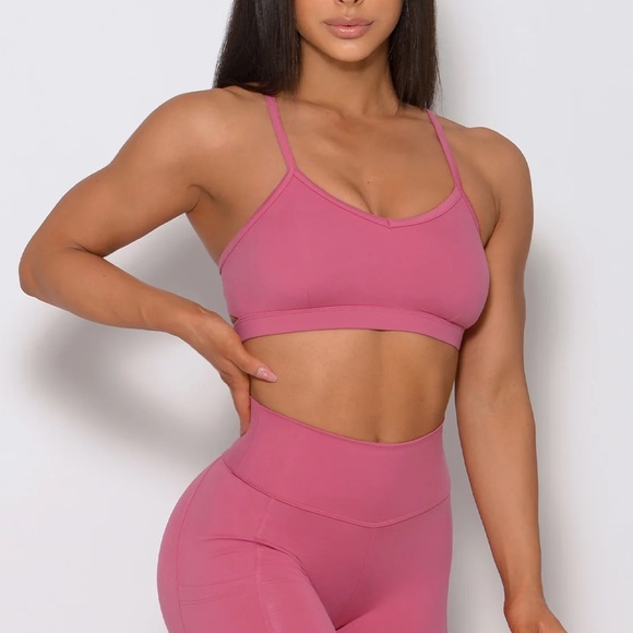 Bombshell Sportswear Other - Bombshell Sportswear Pumped Sports Bra in the color Blush